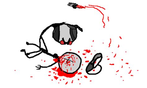 stickman stabbing another stickman meme.